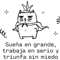 Rienda Libre Graphics - Frase Deco Sueña En Grande Trabaja En Serio Fr-11139