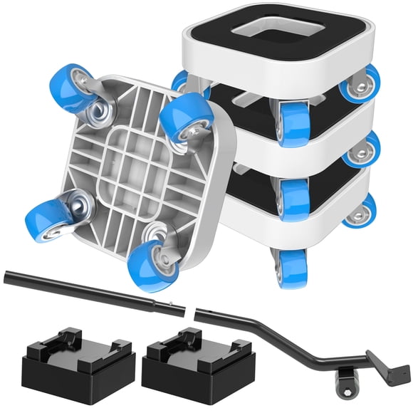 Deslizadores para muebles Kiss Core con ruedas de 360°, capacidad de 340 kg