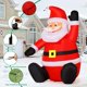 thumbnail image 3 of Papá Noel inflable navideño de 1,2 m con luz LED para exteriores, 3 of 6