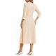 thumbnail image 3 of INSPIRE CHIC Vestido de Trabajo para Mujer Línea A 3/4 Mangas Elegante Vestido Midi Albaricoque Profundo XS, 3 of 6