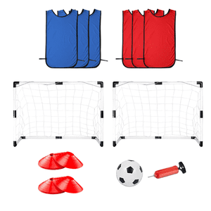 Radost - Set Futbol Niños 2 Arcos 6 Chalecos 6 Conos Balon Y Bombin