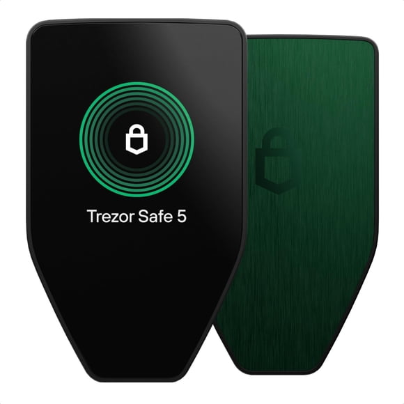 Monedero de hardware criptográfico Trezor Safe 5 con elemento seguro