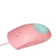 thumbnail image 1 of Mouse Gamer USB MK35 Rosa con 4 Botones y Cable de 1.5m, 1 of 3