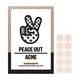 thumbnail image 1 of Parches para acné y espinillas PEACE OUT Skincare Jumbo Box (40 puntos), 1 of 6
