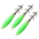 thumbnail image 2 of 3x Anzuelos Luminosos Para Calamar, Señuelos De Pesca Artificiales, Anzuelos De Metal, Señuelos De Calamar, Color Verde, 2 of 4