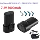 thumbnail image 2 of Batería de Herramienta Eléctrica 100% Nueva para Ma*kita 7.2V 3000mah BL7010 BL0715 DF010 DF012 DF022 7.2-4 194355-2 194356-3., 2 of 10