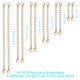 thumbnail image 2 of Extensores de Collar UUBAAR 12 unidades tono dorado/plateado, 2 of 7