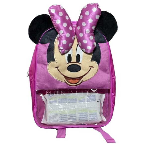 Mochila infantil minnie  rosado