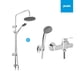 thumbnail image 4 of Pack Columna Ducha Rimini + Lavamanos Modena cromo, 4 of 4