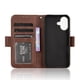 thumbnail image 4 of Funda Tipo Billetera FOXDOCK para iPhone 16 – Tapa Flip con Tarjetero, 4 of 5
