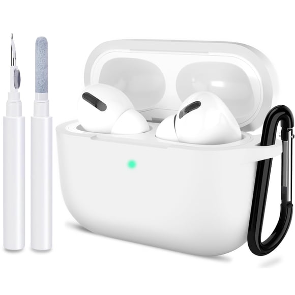 Funda de silicona blanca ATUAT para AirPods Pro 1ª y 2ª generación