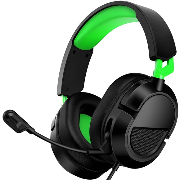 Auriculares AOC con cable para Xbox/PS5/PC, micrófono claro
