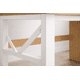 thumbnail image 5 of Escritorio Home Office 120x60x71,2 cm Blanco y Madera Clara, 5 of 11