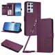thumbnail image 1 of Funda Cartera Trébol para Samsung Galaxy S21 Ultra con Ranuras Tarjetas y Carga Inalámbrica Violeta, 1 of 6