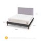 thumbnail image 3 of Cama Europea Curve Cocopedic King Respaldo Ganges, 3 of 14