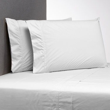 Zahr - Juego De Sabana Zarina Blanca 1 1/2 P 144 Hilos