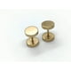 thumbnail image 2 of Aros Redondos 8mm Barbell Moda Punk Rock Chapados En Oro 18k, 2 of 3