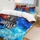 thumbnail image 1 of Ice Fire Gorilla Tag Comforter Set Soft 3 Pcs Twin Bedding Sets Thicken for All Season, 1 of 5