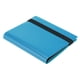 thumbnail image 1 of Carpeta de transporte para tarjetas coleccionables con capacidad para 160 tarjetas, fundas protectoras para tarjetas, 20 hojas, bolsillo único , Azul azul claro, 1 of 5