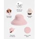 thumbnail image 3 of Sombrero Solbari S/M Rosa Empolvado/Beige UPF 50+, 3 of 7