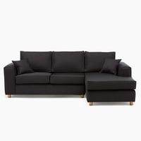 Barra Design - Seccional Monaco Derecho Lino Negro