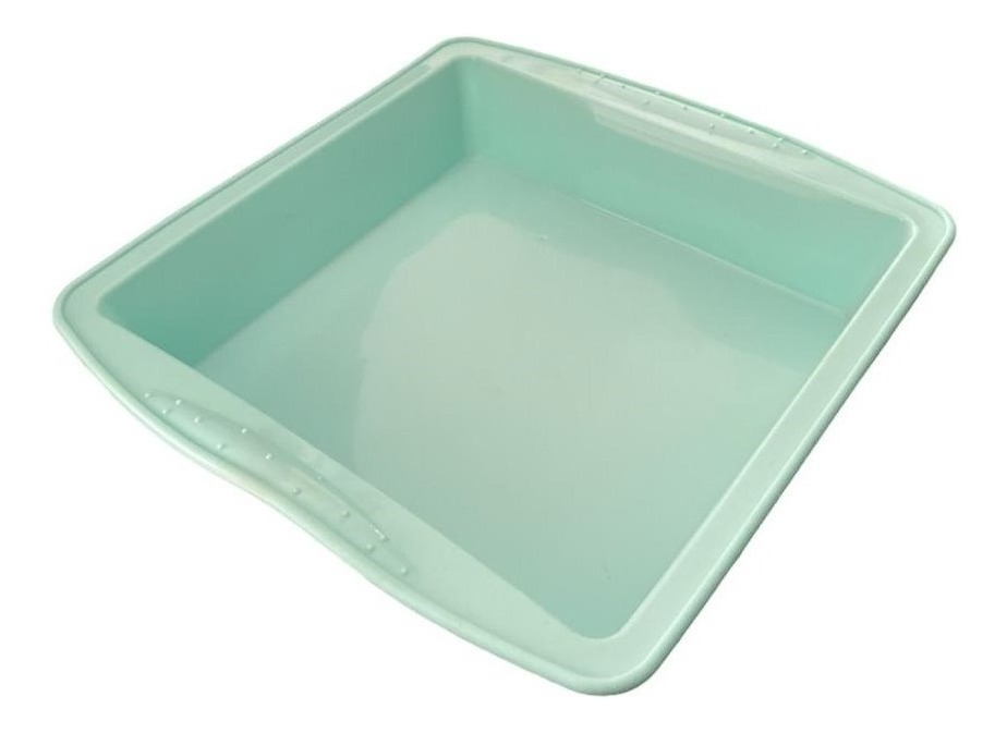 Genérico - Molde Queque Molde Torta Molde De Silicona Cuadrado Brownie