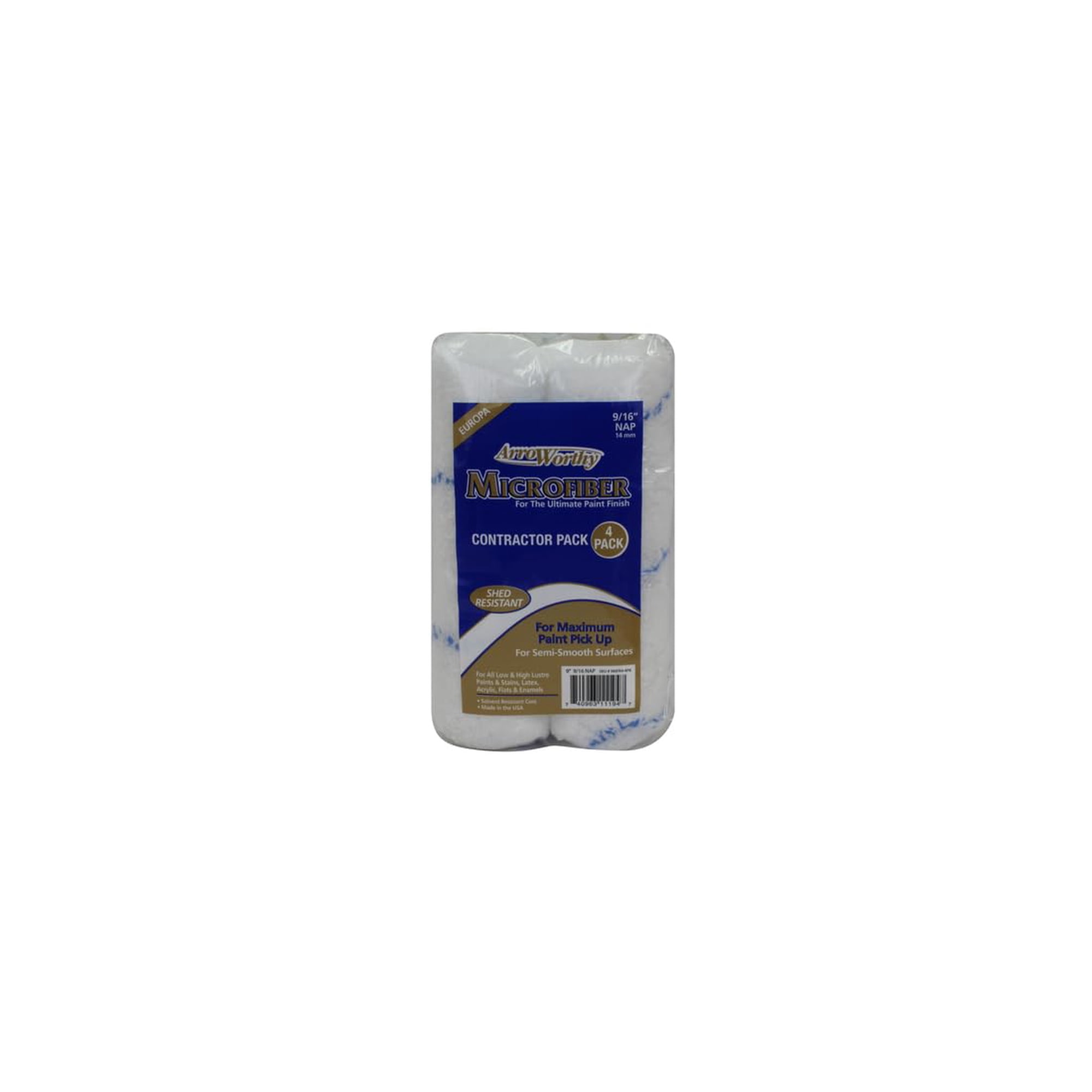Rodillo De Pintura Arroworthy 9mfr4-4pk 23 Cm Blanco
