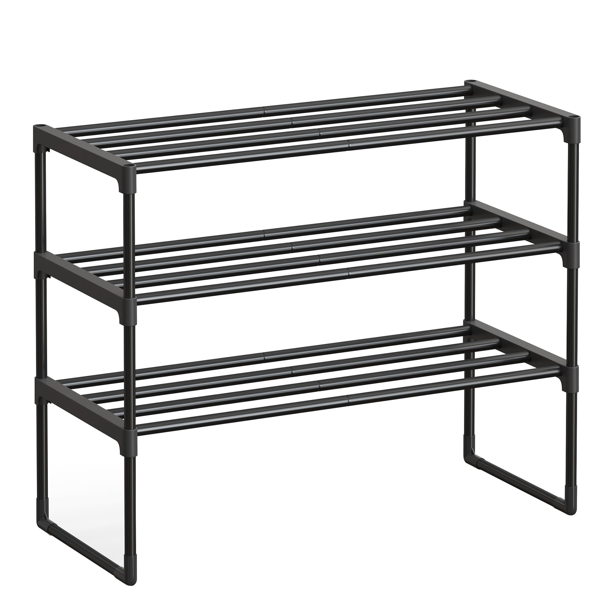 Organizador De Zapatos Songmics De 3 Niveles En Metal 30x68x55 Cm