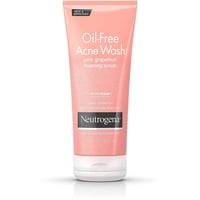 Exfoliante Facial Neutrogena, Jabón Para El Acné Sin Aceite, Pomelo Rosa, 200 Ml