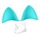 thumbnail image 1 of Casco Orejas De Gato Decoración Intercambiable Para Cascos De Moto Esquí Azul, 1 of 5