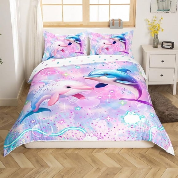 Christm-as Trees D-u-t Co-ve-r Queen Size Sa-nta Claus- and Snowman Comfort-er Cover with 2 Pillow-case for Te-ens Adults Kids S-tarry Sky Be-dding Set Snow Sc-ene Brea-thable 3 Pieces D-ecorative