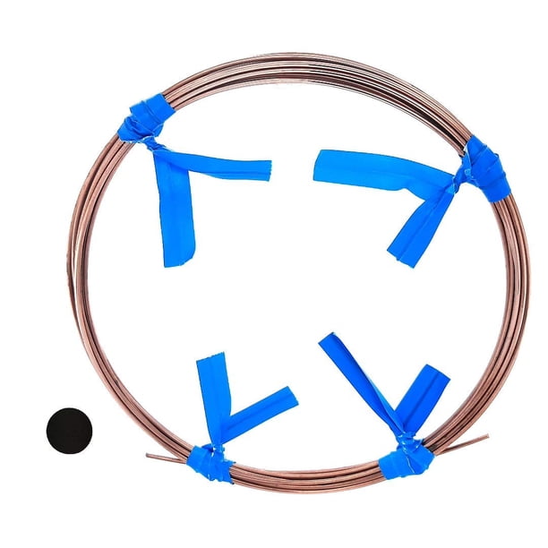 Soldadura de alambre CRAFT WIRE con alto contenido de cobre, calibre 18, 10 pies, autofundente