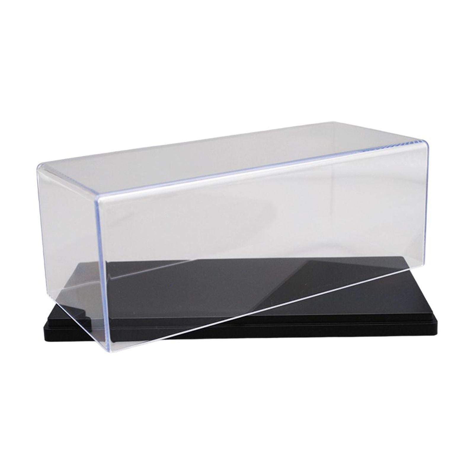 Bothyi - Vitrina De Acrílico Transparente Para Modelos De Coches A Escala 1:43, Protección Para Modelos De Coches Artísticos, Color Negro, 15 X 7,6 X 6,3 Cm