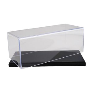 Bothyi - Vitrina De Acrílico Transparente Para Modelos De Coches A Escala 1:43, Protección Para Modelos De Coches Artísticos, Color Negro, 15 X 7,6 X 6,3 Cm