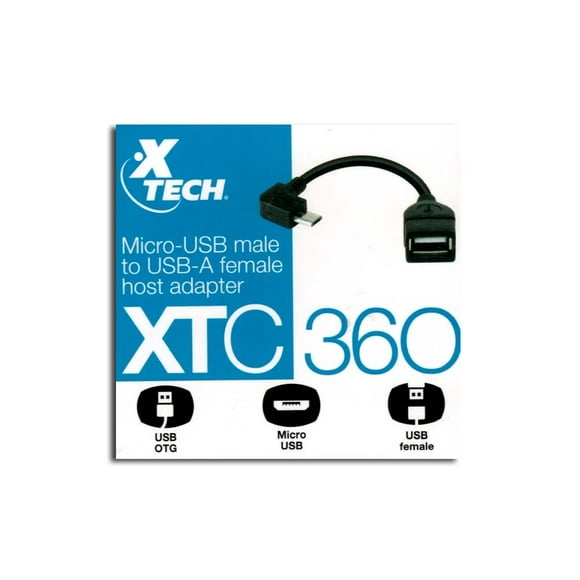 Adaptador USB 2.0 hembra a MICRO-USB XTC-360