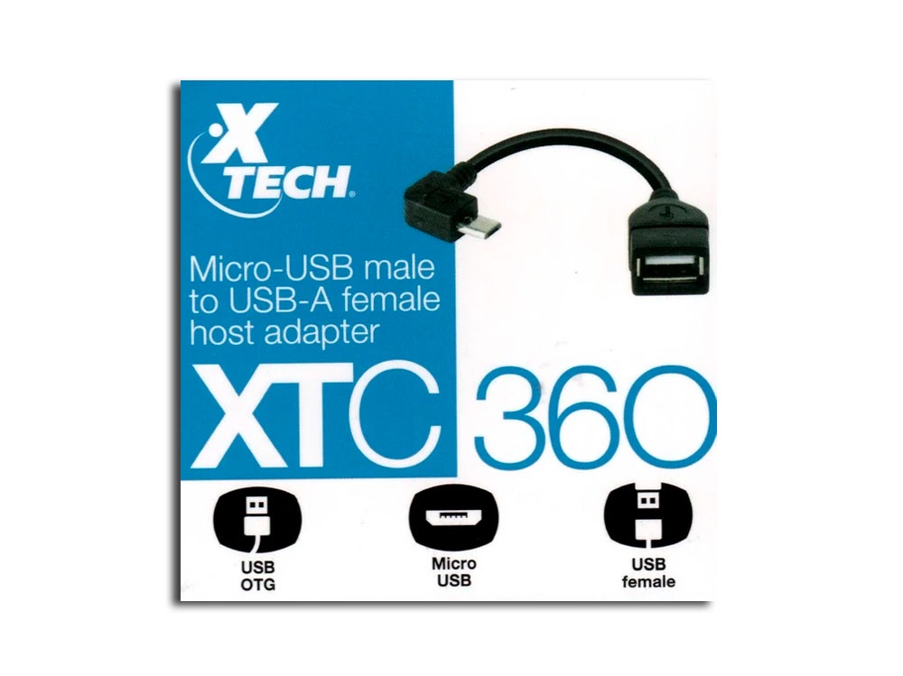 Xtech - Adaptador Usb 2.0 Hembra A Micro-Usb Xtc-360