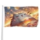 thumbnail image 1 of Pusheen (el gato) Bandera impresa con temática, regalo perfecto para fanáticos, amigos y familiares, y adecuada para actividades al aire libre e interiores, decoraciones de fiesta. 60*90CM, 1 of 6