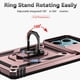 thumbnail image 3 of Estuche GANGXUN para Xiaomi Redmi Note 13 5G, soporte giratorio 360°, estilo mecánico y magnético, 3 of 5