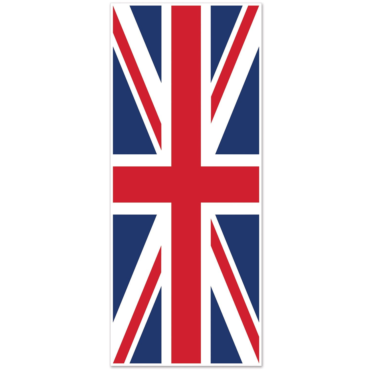 Cubierta De Puerta Beistle Union Jack De Plástico, 1 Pieza