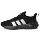 thumbnail image 4 of Zapatilla adidas Kaptir 4.0 negra plateada para niños 5.5 US, 4 of 7