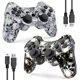 thumbnail image 1 of Controlador inalámbrico Degulan para PS3 negro/blanco – Pack de 2, 1 of 7