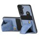 thumbnail image 4 of Funda Resistente para Samsung Galaxy S21 con Tarjetero y Soporte, Diseño Magnético Azul, 4 of 5