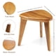 thumbnail image 3 of Taburete De Ducha De Teca Asiento De Esquina De Madera Impermeable De 30 Cm, 3 of 8