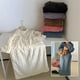 thumbnail image 5 of Bata de baño larga de felpa para mujer, suave, con botones, de forro polar, cálida, para invierno, con bolsillos, 5 of 5