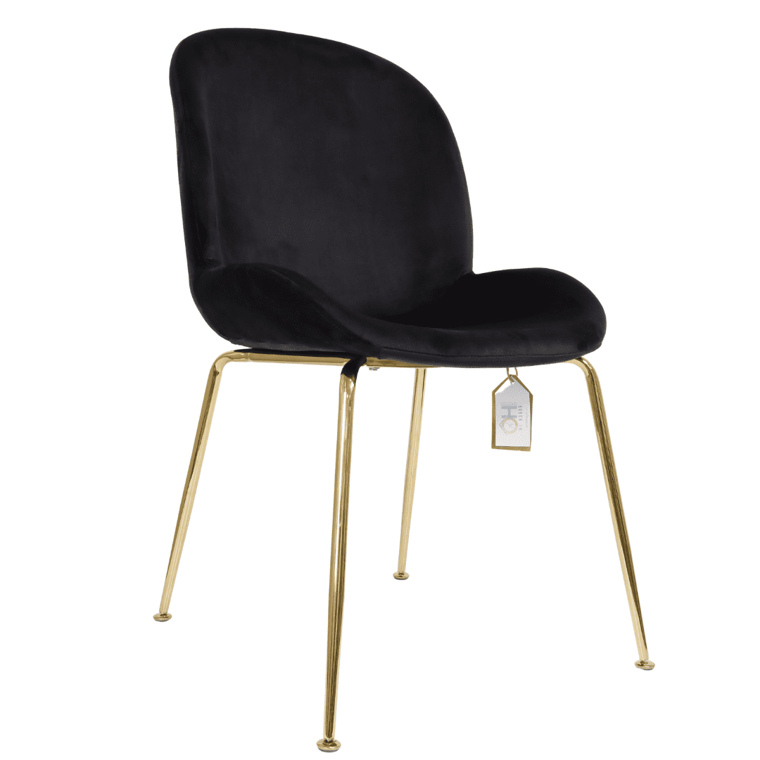Oh! Mi Hogar ® - Silla Berta Velvet Base Dorada