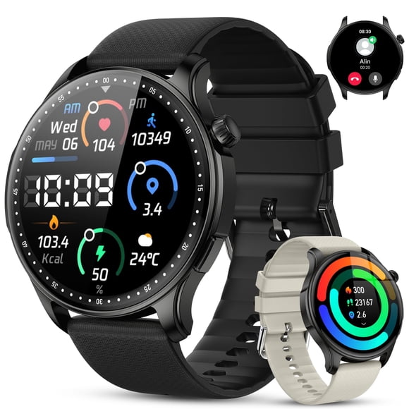 Reloj Inteligente ICHPULG 1.43\" AMOLED Resistente al Agua Fitness