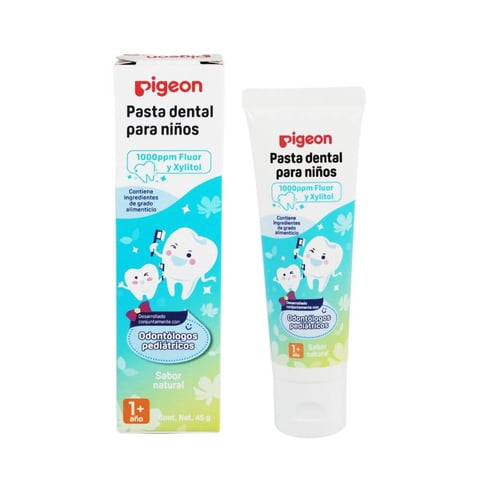Pigeon - Pasta Dental Para Niños Sabor Natural 45 Grs.