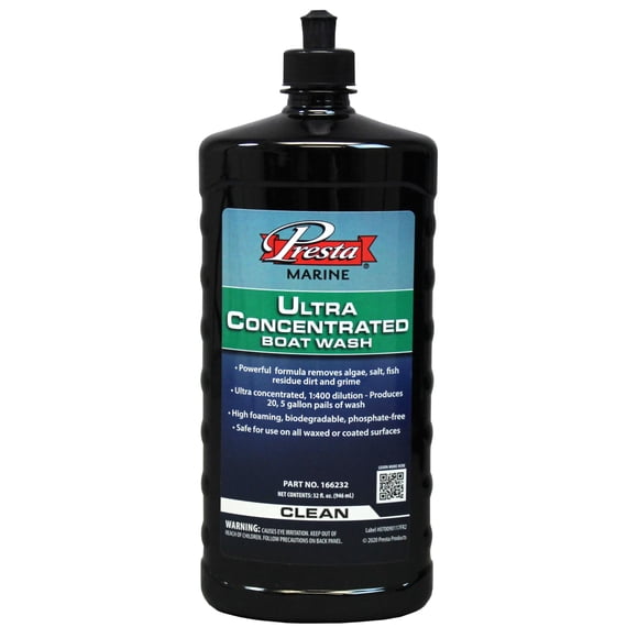 Boat Wash Presta Ultra Concentrado 946 ml para fibra de vidrio