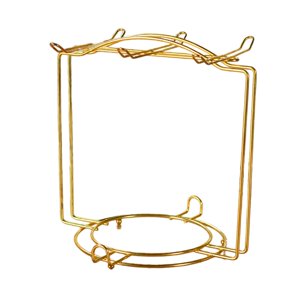 Magideal - Soporte Soporte De Drenaje De Agua Taza Soporte De Placa De Vidrio Soporte De Espacio De Mostrador Libre Para , Doral Dorado