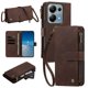 thumbnail image 5 of Funda Cartera Xiaomi Redmi Note 14S 4G con Cierre, Marrón, 5 of 6
